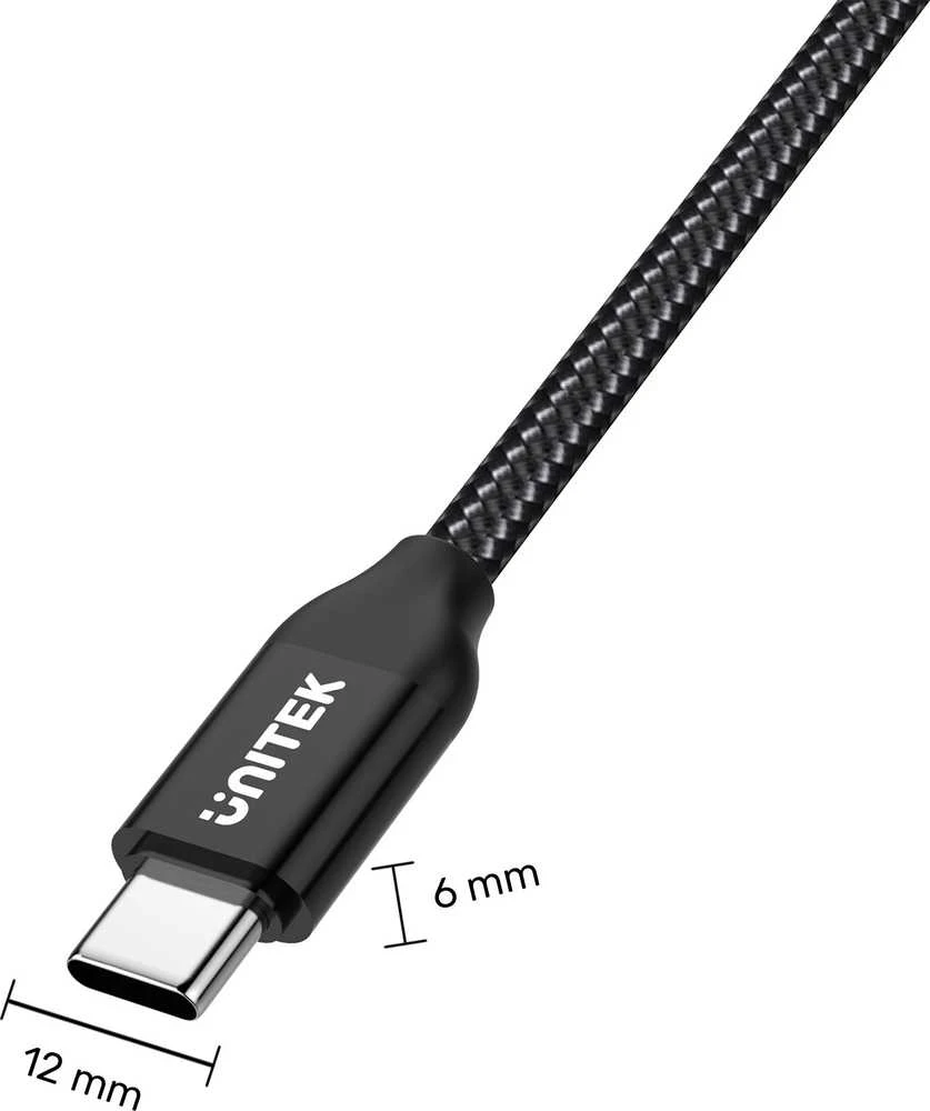 UNITEK C14059BK USB cable 2 m USB C Juodas