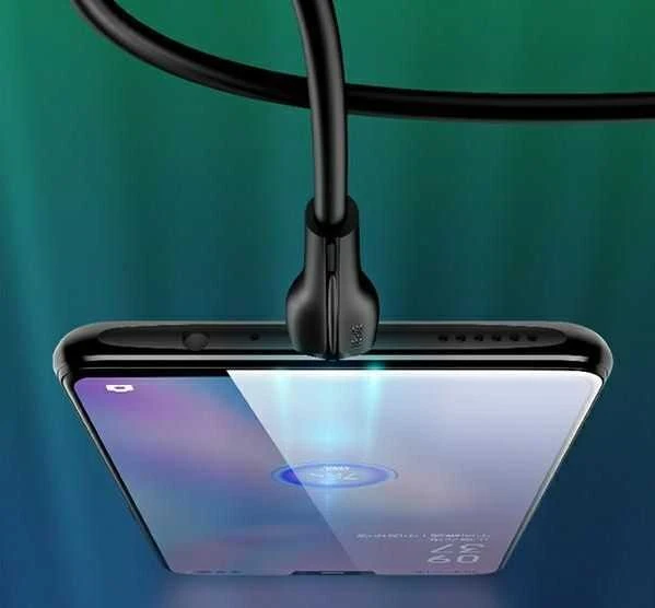 USAMS CABLE U38 MICROUSB 4A GREITAS ĮKROVIMAS OPPO 1M Baltas