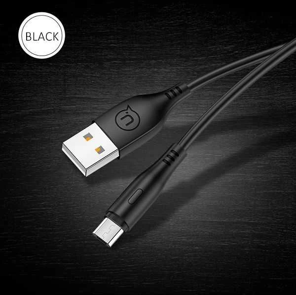 USAMS U18 microUSB 2A Fast Charge Kabelis 1m juodos spalvos SJ268USB01 (US-SJ268)Zapytaj ChatGPT