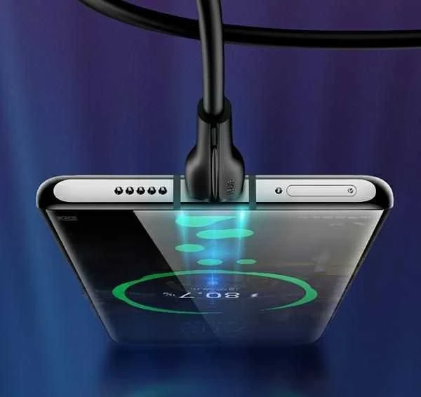 USAMS Kabelis U38 USB-C 5A Fast Charge for OPPO/HUAWEI 1m juodos spalvos SJ376USB01 (US-SJ376)