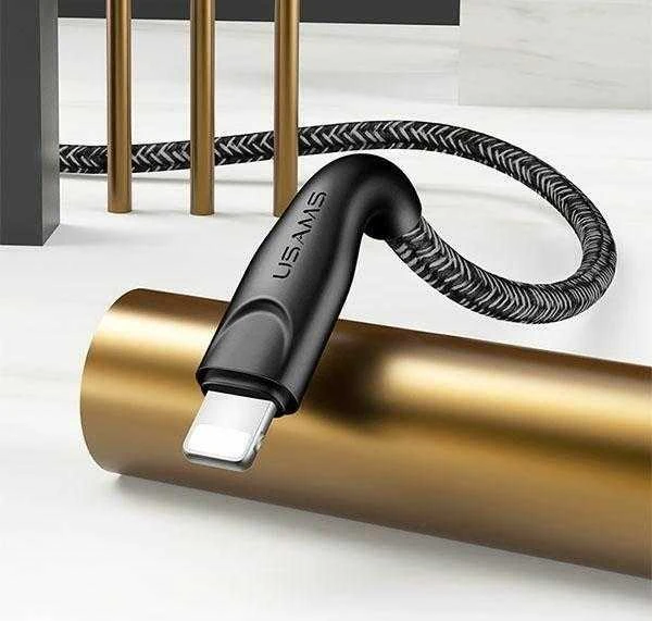 USAMS pintas U41 „Lightning“ laidas 1m 2A raudonas SJ391USB02 (US-SJ391) greito įkrovimo