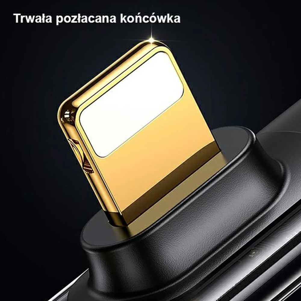 USAMS kampinis USB-C kabelis su „Lightning PD 20W“ greito įkrovimo „Iceflake“ serijos 1,2 m baltas SJ583USB02