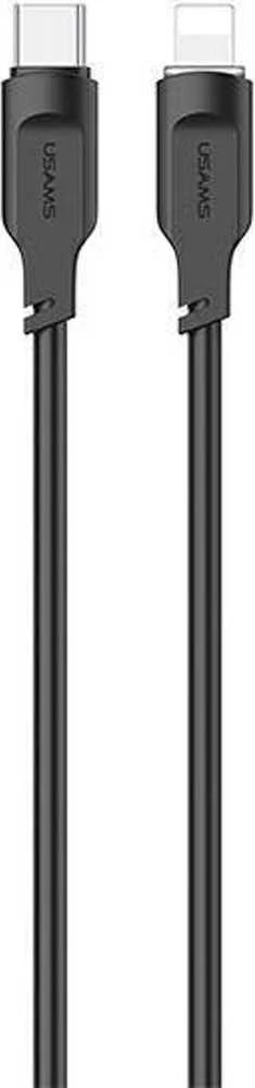 USAMS kabelis USB-C į Lightning 20W 1.2m PD Fast Charging Lithe Series juodos spalvos SJ566USB01 (US-SJ566)