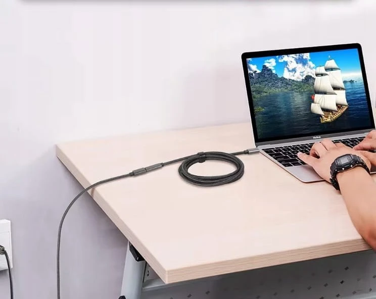 USB kabelis Zenwire USB-C - USB-C 2 m, juodas
