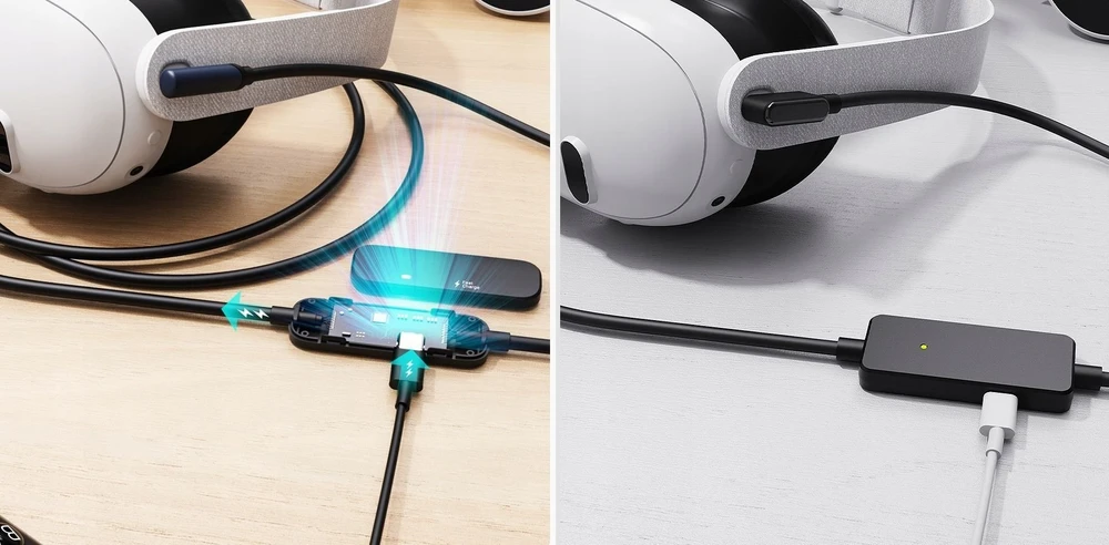 Kabelis 5 m Perdavimas Įkrovimas USB-C į Oculus Meta Quest 2 3 3s Pro Pico 4 / M32c1 / 5 m