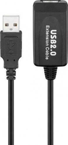 Wentronic USB laidas Goobay USB-A - USB-A 10 m Juodas (533888)