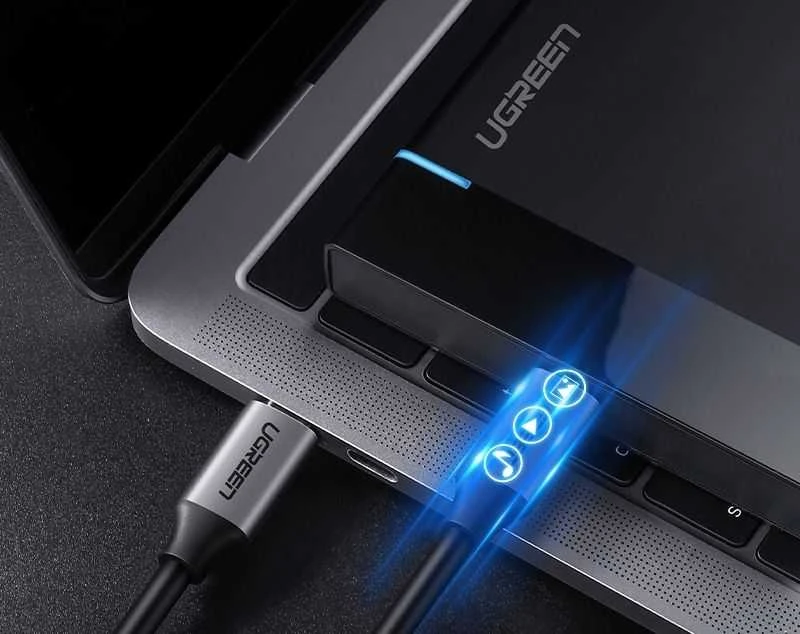 UGREEN USB-C 3.1 laidas, 60 W, 1.5m