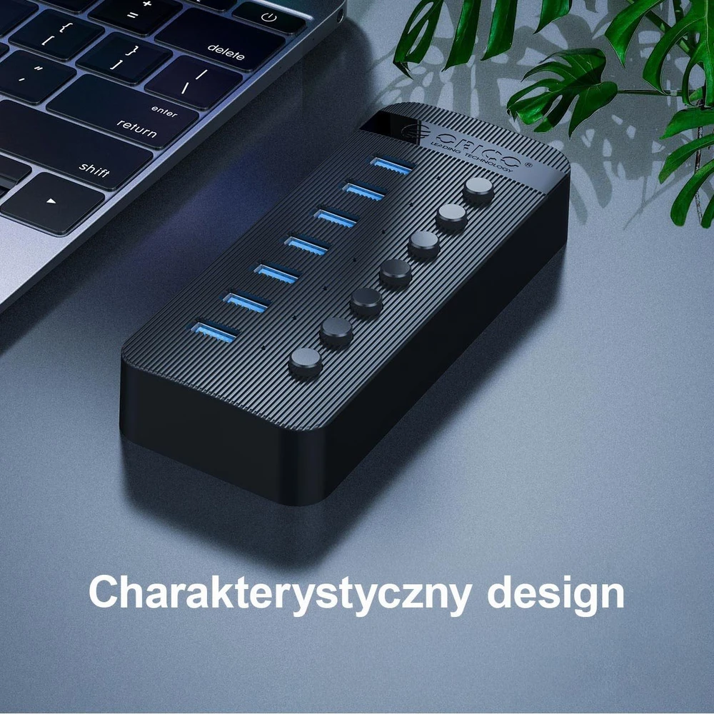 Orico 16x USB-A 3.2 Gen1 USB šakotuvas (CT2U3-16AB-EU-BK-BP)