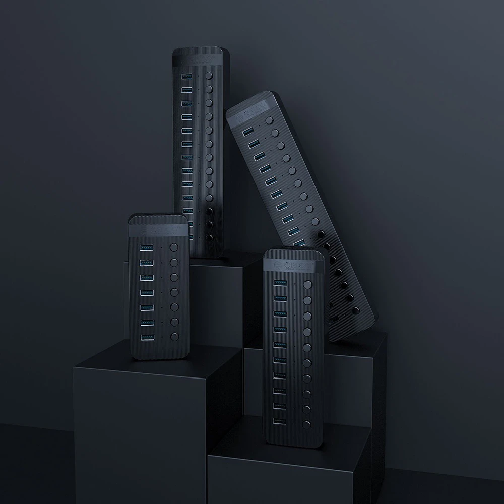 Orico 16x USB-A 3.2 Gen1 USB šakotuvas (CT2U3-16AB-EU-BK-BP)