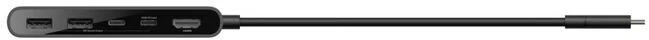HUB USB Belkin Hub USB-C, 2 x USB-A, 2 x USB-C PD 100W, HDMI 2.0 4K, 5Gbps, juoda