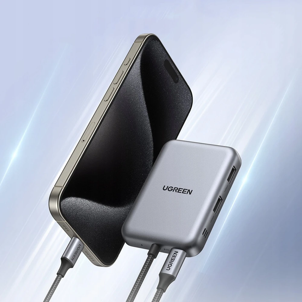 Jungčių stotelė 7in1 USB-C į USB-A, HDMI, Micro SD/SD Magsafe suderinamas laikiklis CM896 UGREEN