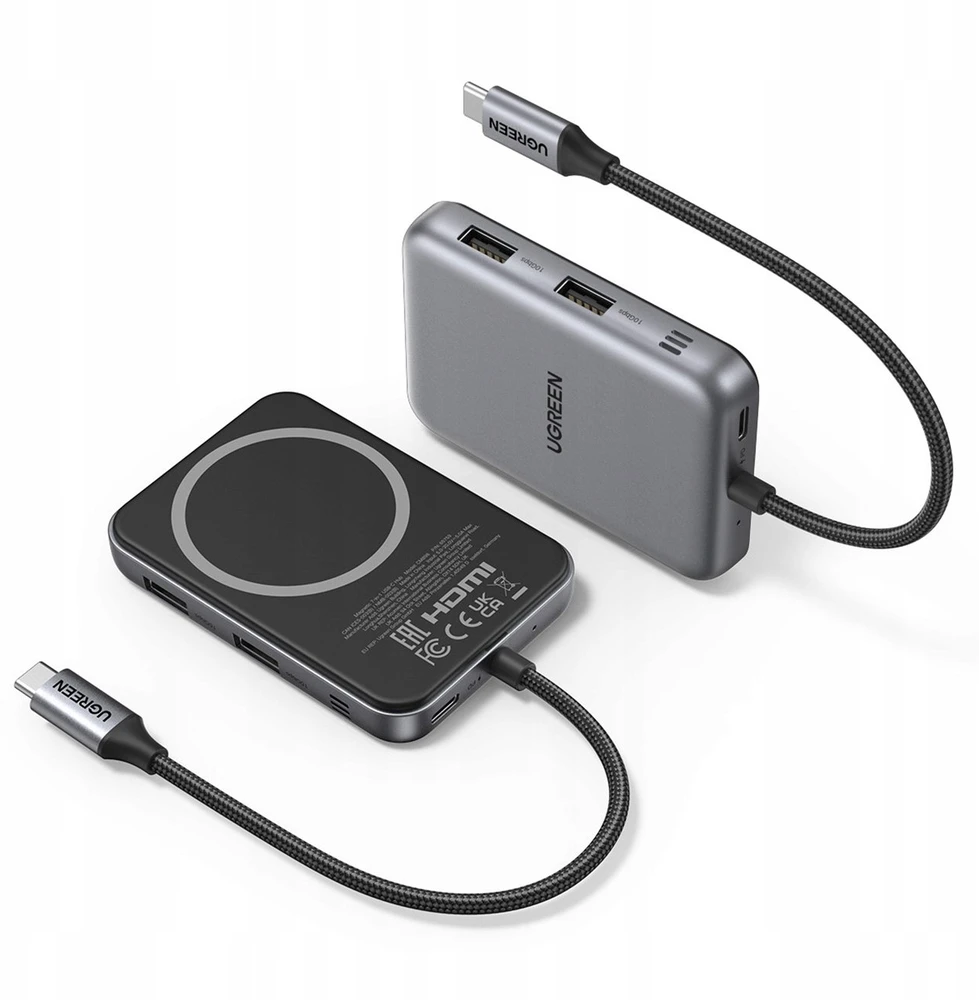 Jungčių stotelė 7in1 USB-C į USB-A, HDMI, Micro SD/SD Magsafe suderinamas laikiklis CM896 UGREEN