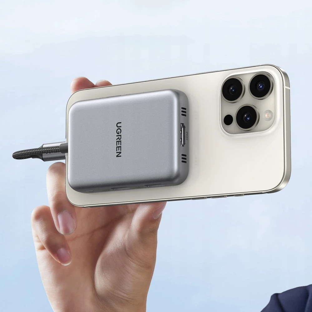 Jungčių stotelė 7in1 USB-C į USB-A, HDMI, Micro SD/SD Magsafe suderinamas laikiklis CM896 UGREEN