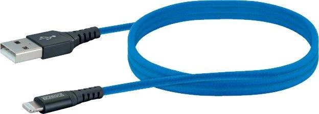 Kabelis USB Schwaiger USB-A - Lightning 1.2 m Mėlyna (LPRO440501)