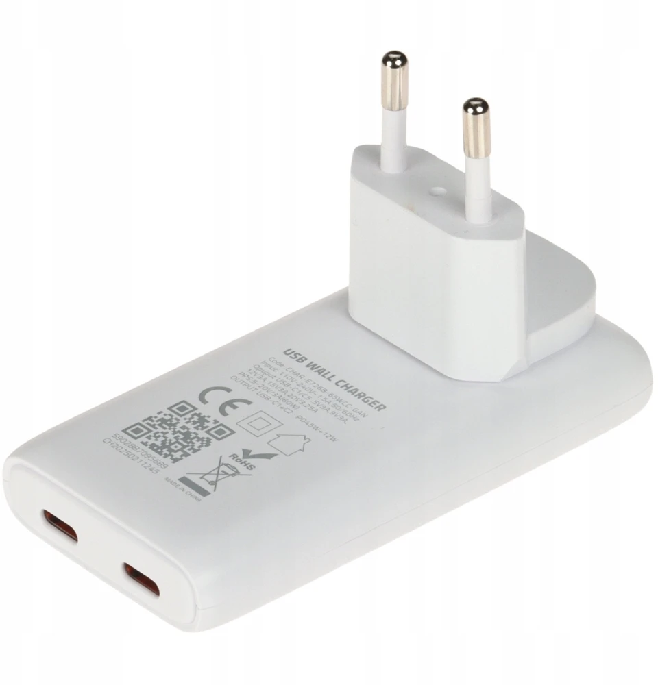 USB SIENINIS ĮKROVIKLIS CHAR-E726B-65WCC-GAN Delta Power