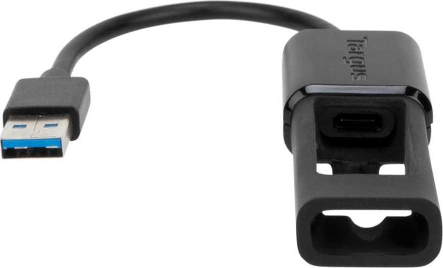 Kabelis USB Targus USB-A - USB-C 0.1 m Juodas (ACC110401GLX)