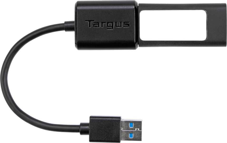 Kabelis USB Targus USB-A - USB-C 0.1 m Juodas (ACC110401GLX)