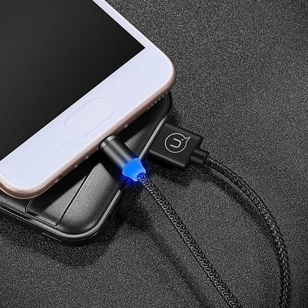 USB Usams USB-A – USB-C laidas 1 m juodas (63741-uniw)
