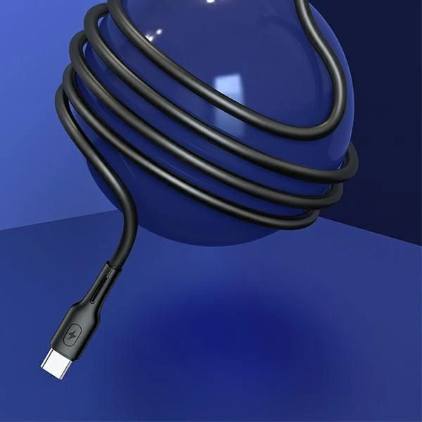 USAMS U43 USB-C į lightning greito įkrovimo laidas 30W, Juodas