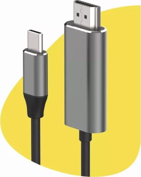 USB Zenwire USB-C - HDMI kabelis 2 m pilkas (5904507528164)