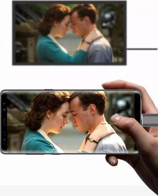 USB-C į HDMI kabelis vaizdo perdavimui iš telefono