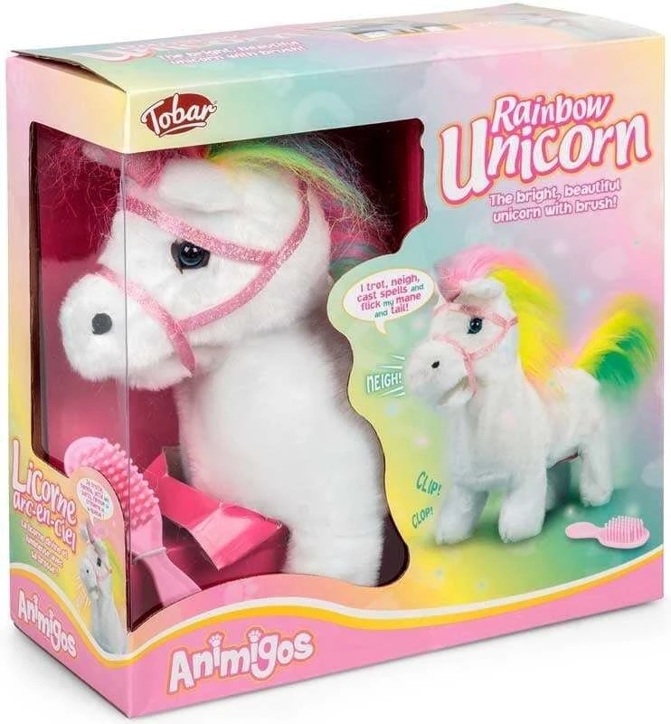 Usorteret Animigos Interactive Rainbow Unicorn