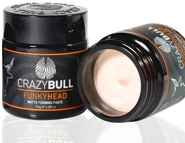 Crazy Bull Funky Head matinė formuojamoji pasta plaukams, 100 g