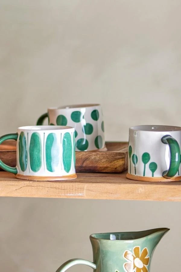 Usorteret CREATIVE COLLECTION Linora Puodelis Žalias Kamionka