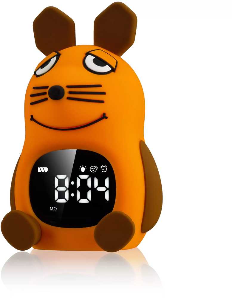 Usorteret DieMaus žadintuvas vaikams su naktine šviesa