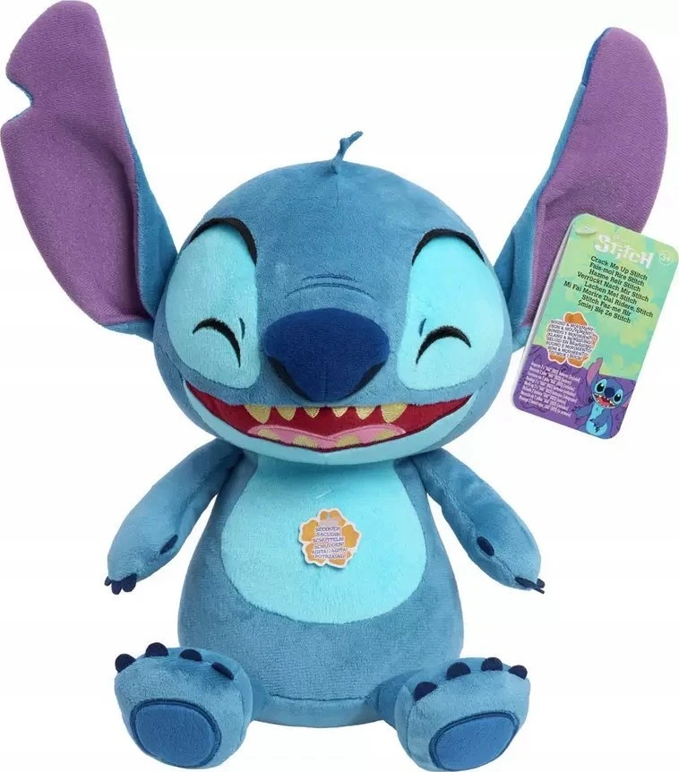 Disney Stitch - pliušinis žaisliukas „Crack Me Up“ 28 cm (302-10421)