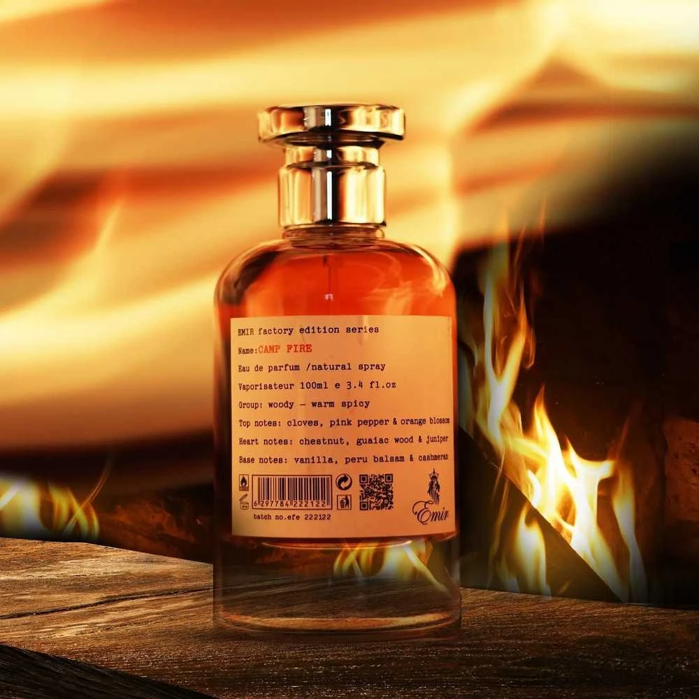 Emir Camp Fire Factory Edition EDP parfumuotas vanduo unisex, 100 ml