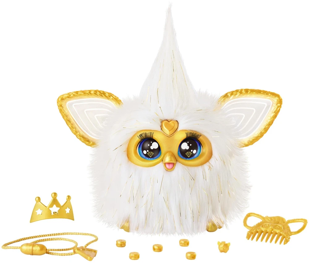 Minkštas interaktyvus žaislas Furby Gold Glam