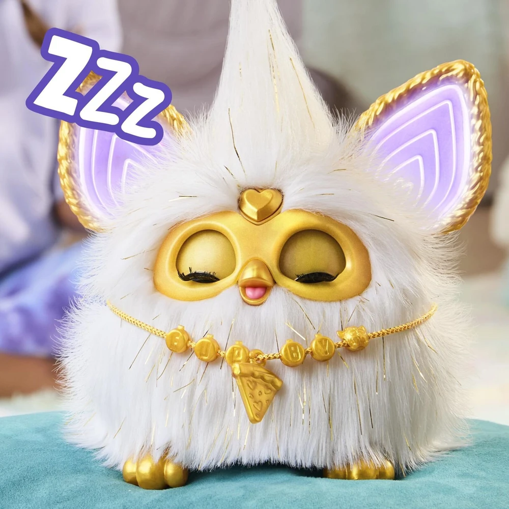 Minkštas interaktyvus žaislas Furby Gold Glam
