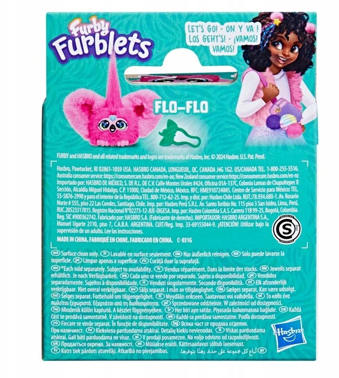 Furby Interaktyvus žaislas PLUSH FURBLETS F9703