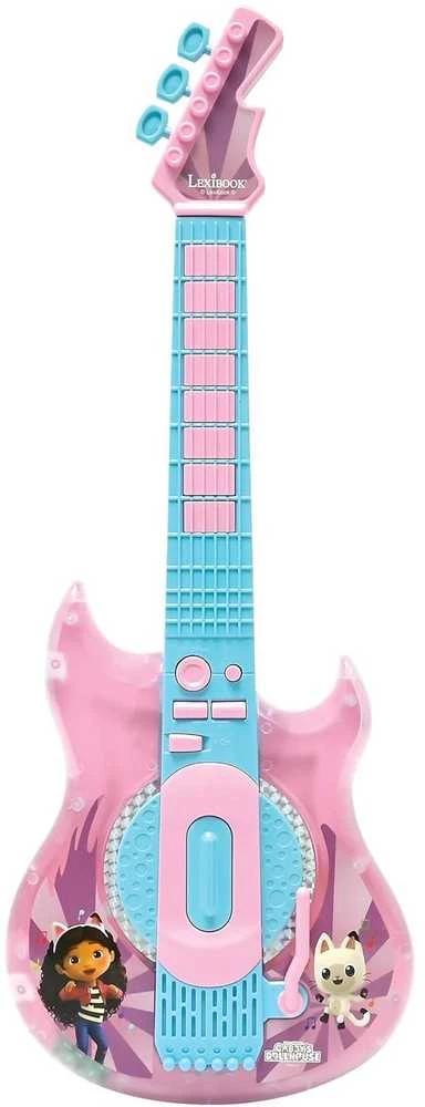 Lexibook Gabby's Dollhouse elektroninė šviečianti gitara su mikrofonu akinių formos
