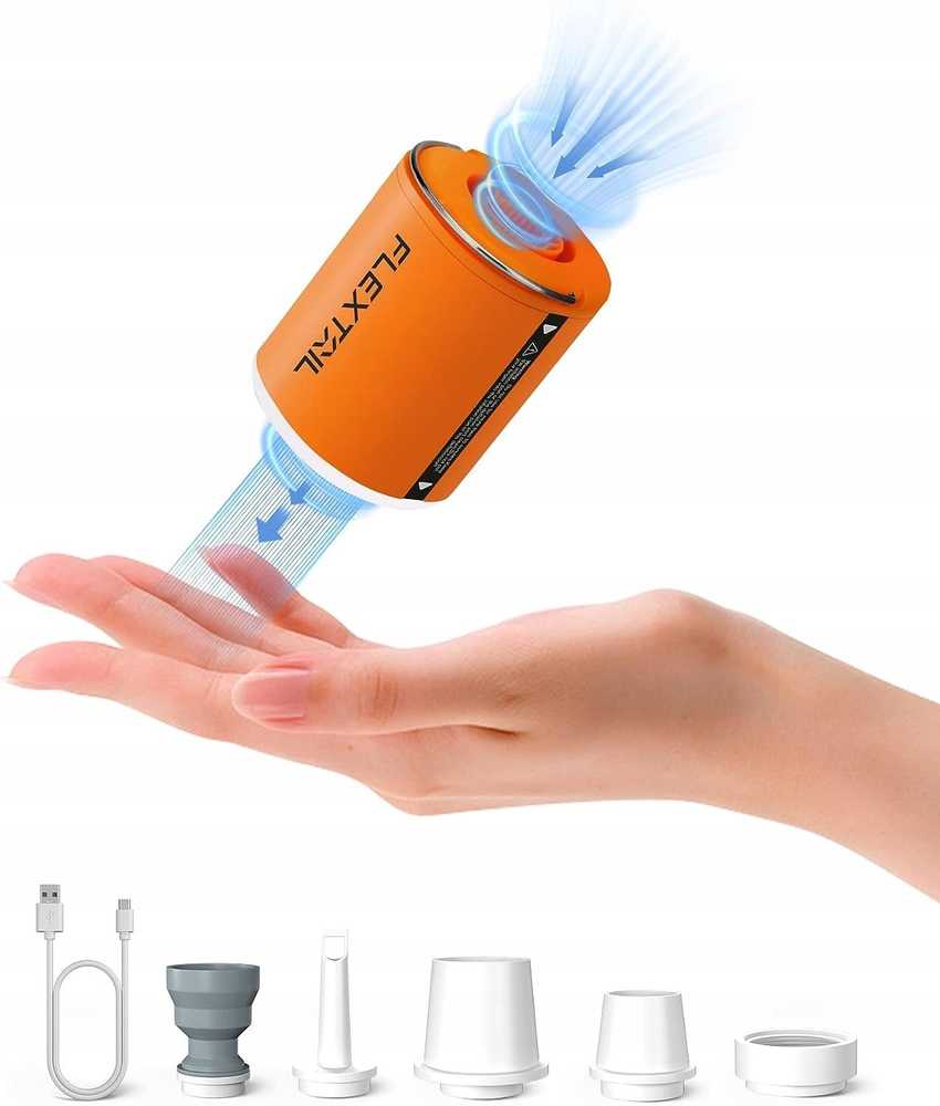 Flextail Tiny Pump 2X Nešiojamas siurblys Oranžinis