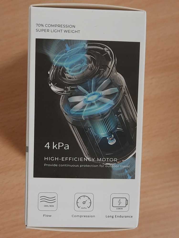 Flextail Tiny Pump 2X Nešiojamas siurblys Oranžinis