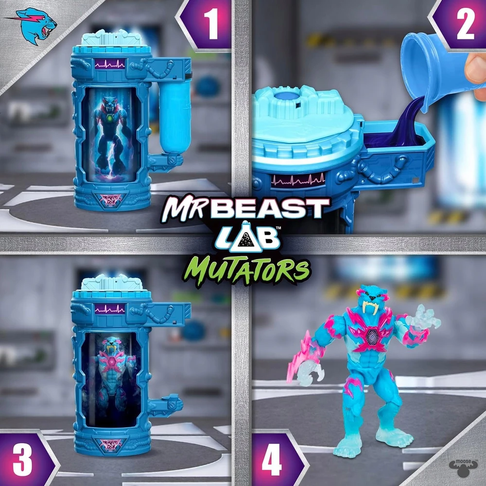 Mr Beast Lab Pono Žvėries Laboratorija – Mutatoriai, Mutacijų Kambarys Žaibo Pantera (20425)