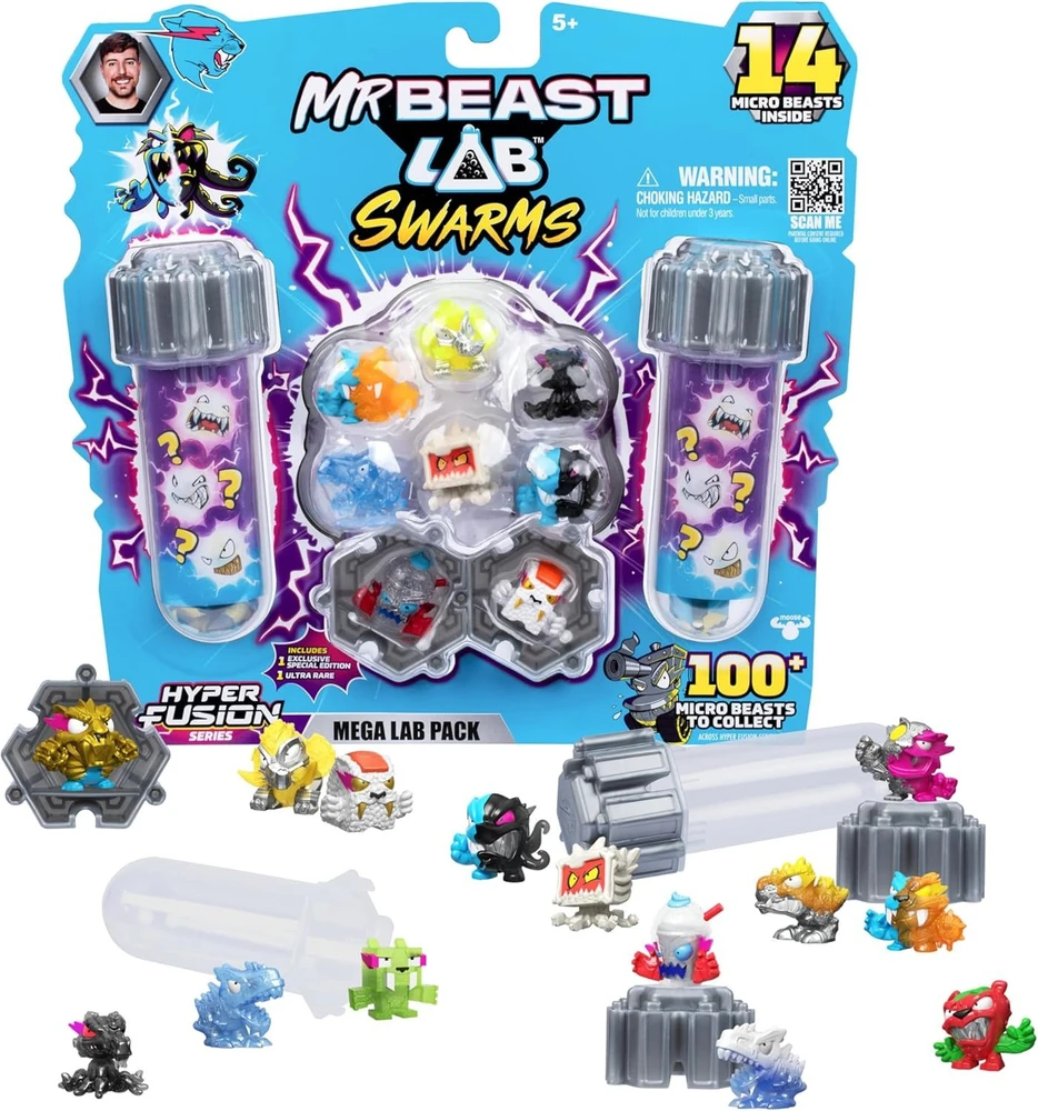Usorteret MR.BEAST LAB, SWARMS, FUSION 14 PK