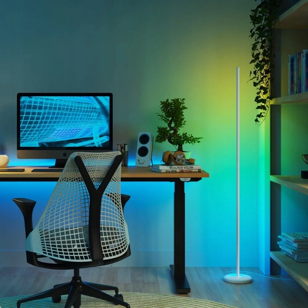 Sieninis šviestuvas Nanoleaf toršeras Smart Matter WiFi 1700Lm RGBW, Baltas | 22 W | 16M+ spalvų