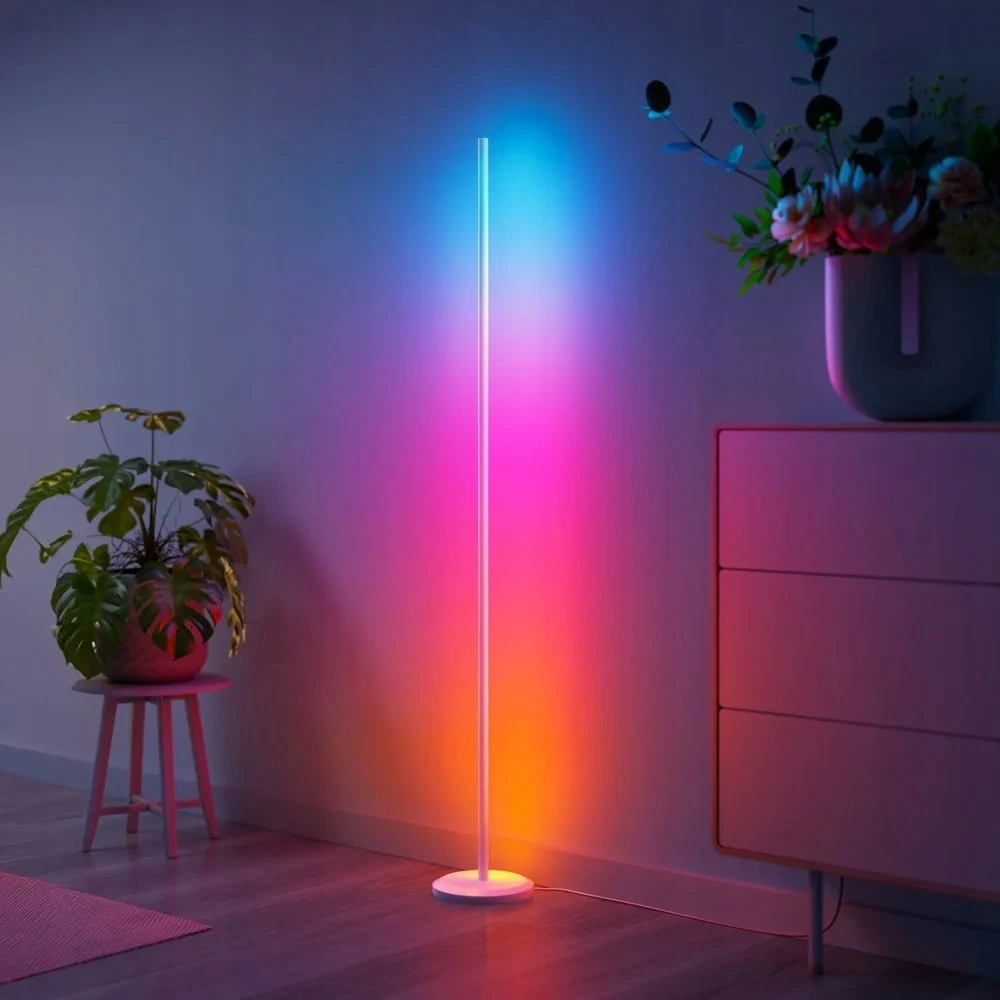 Sieninis šviestuvas Nanoleaf toršeras Smart Matter WiFi 1700Lm RGBW, Baltas | 22 W | 16M+ spalvų