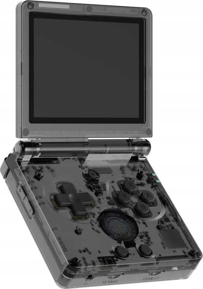 Retro gaming portable console ANBERNIC RG35XX SP Juodas/transparent