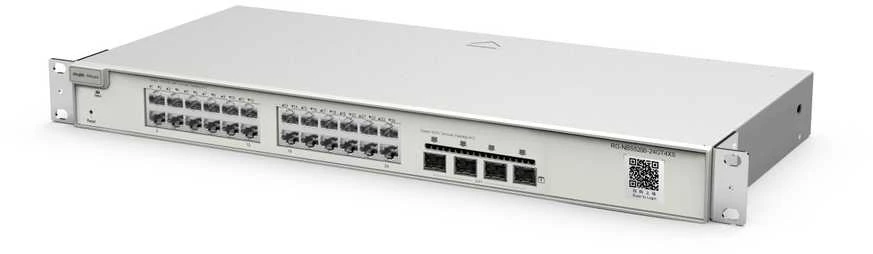 Šakotuvas Ruijie Switch Usorteret Zarządzalny 24xGE 4xSFP Rack L2 Cloud RG-NBS5200-24GT4XS