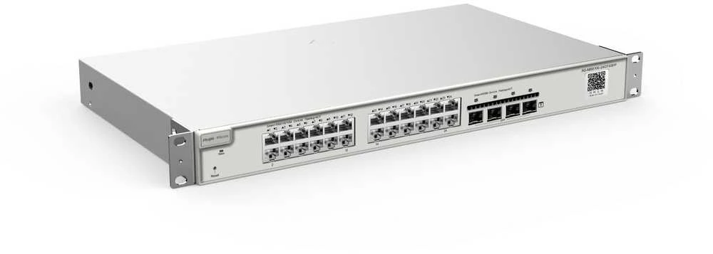 Šakotuvas Ruijie Switch Usorteret Zarządzalny 24xGE 4xSFP Rack L2 Cloud RG-NBS5200-24GT4XS