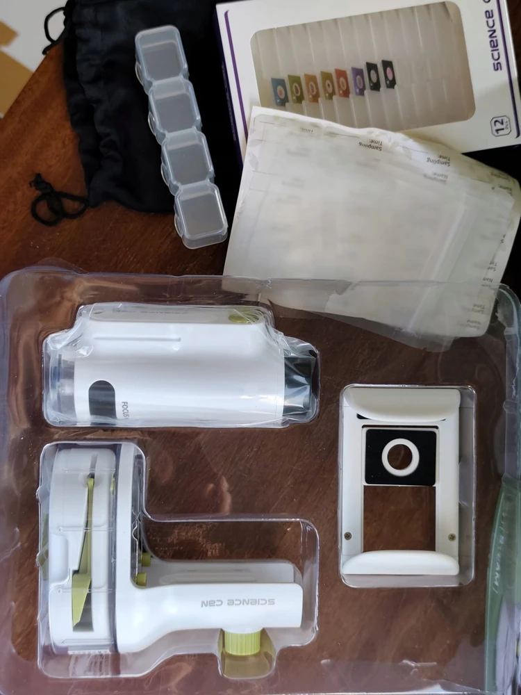 Usorteret SO SCIENCE portable children's microscope with 250x zoom