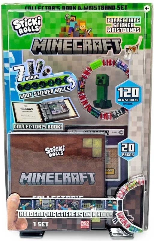 STICKI ROLLS STICKI BOOK MINECRAFT