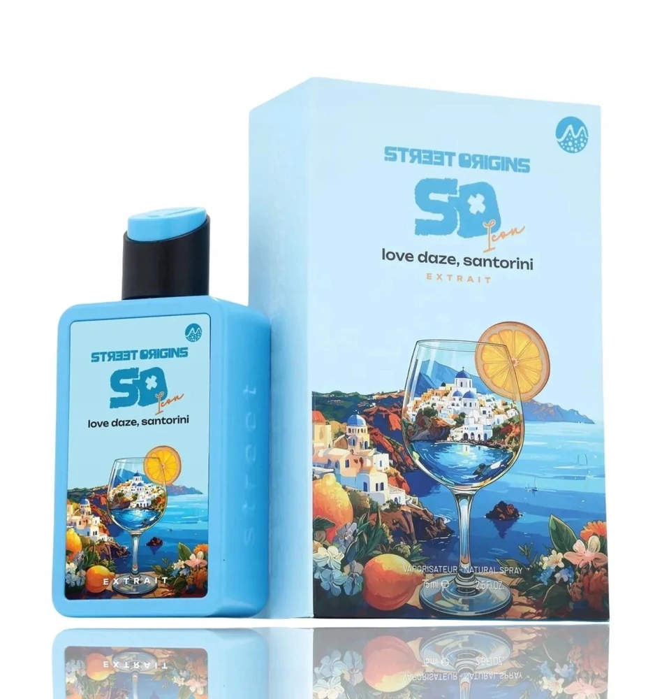 Street Origins Love Daze, Santorini PP kvepalai unisex, 75 ml