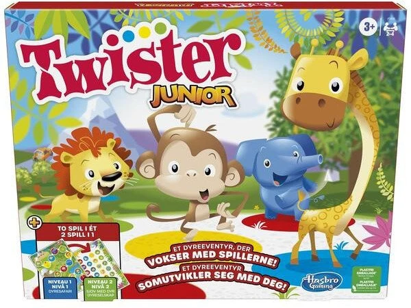 „Hasbro Gaming“ – „Twister Junior“ 2 žaidimai viename (F7478)