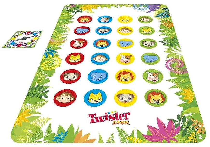 „Hasbro Gaming“ – „Twister Junior“ 2 žaidimai viename (F7478)