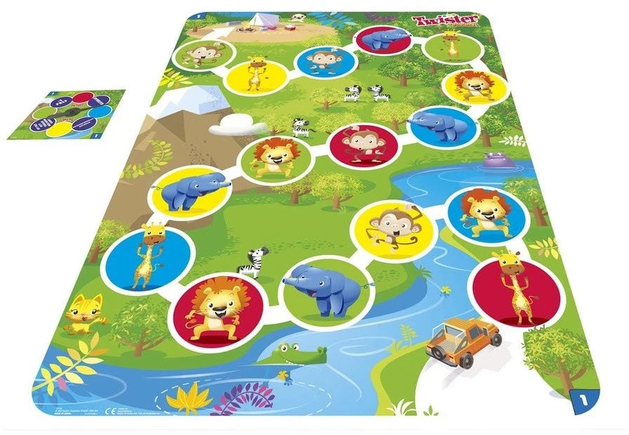 „Hasbro Gaming“ – „Twister Junior“ 2 žaidimai viename (F7478)
